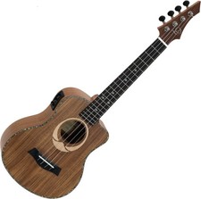B-WARE DiMavery UK-200 Tenor-Ukulele Koa Cutaway Tonabnehmer Akazie Natur