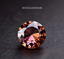 Natürlicher 10,30 ct makelloser Ceylon Padparadscha Saphir - Rundschliff lose...
