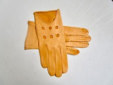 alte,sonnengelbe Cabriolet Lederhandschuhe