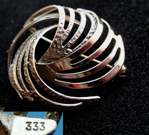 Ausgefallene brosche 333er - brosche,,