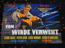 vom Winde verweht - Kinoplakat A0-  MGM - Clark Gable Vivien Leigh QUERFORMAT A0