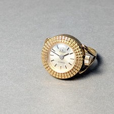 Stowa Ring Watch Gold Plated