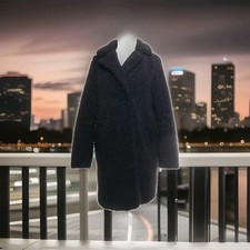 NOISY MAY Mantel SCHWARZ Teddyfellmantel Gr. M/36-38 - Top ♥️