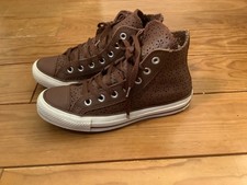 Converse 5,5 38,5 Sneaker Braun Echtleder Damen