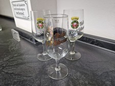 koblenz weissenthurm nette brauerei 3 pilsgläser  o,2 -o,25  liter eichung