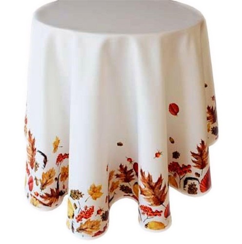 Tischdecke herbst rund - herbst,
