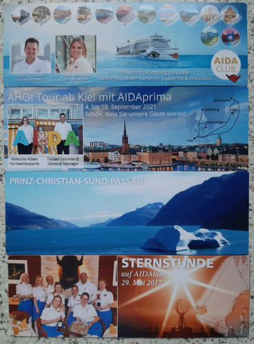 Aida magnetkarten x 5 - 4, 16