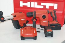 Hilti-TE6-22 NURON Akku Bohrhammer +Koffer+2 x Akku+TE DRS-4/6 Staubabsaugung