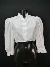 Gr.40 Dirndlbluse weiß Bluse