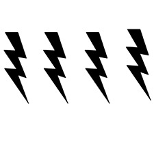 4 Aufkleber Blitze Car Auto Sticker Tuning JDM Decal LKW Scene Boot Bike