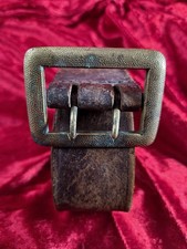 Zweidorn-Koppel massiv Messing Wehrmacht Kriegsmarine Luftwaffe Dachbodenfund 