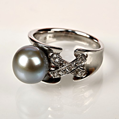 Ring mit muschelkernperle d18 - ring,