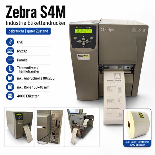 Zebra s4m etikettendrucker - zebra,