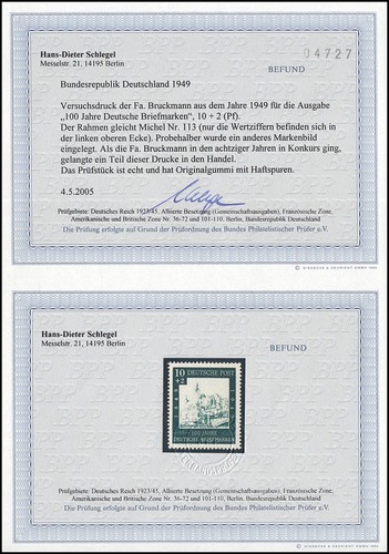113 100 jahre - 113, briefmarken