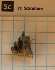 Destilliertes Scandium Metall 99,9% #17 2,32 Gramm Element 21