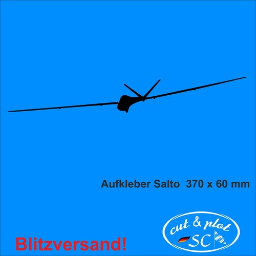 Segelflieger salto aufkleber - 1,