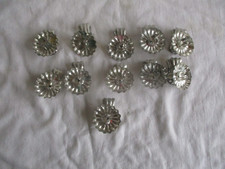 11 Kerzenhalter-Clip Weihnachten Metall silber