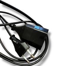 Euro-Verlängerung Kabel Schwarz 2 Meter Eurostecker-Eurokupplung