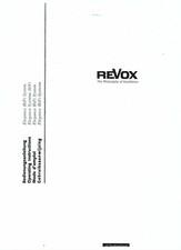 Revox   Bedienungsanleitung user manual für Elegance S 26 mehrsprachig Copy
