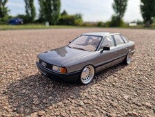 1:18 Audi 80 Tiefer Tuning mit 18 Zoll Mercedes Gullidedckel Echt Alu Felgen
