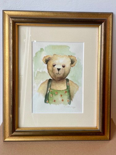 Aquarell bild bär teddybär - aquarell,