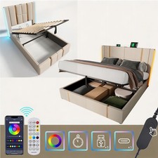 LED Polsterbett Bettgestell