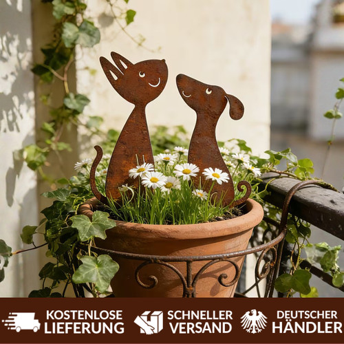Rostige hunde retro - hunde, deko