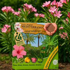 "Mediterrano Oleanderdünger – Kräftiges Wachstum & üppige Blüten 3 KG"