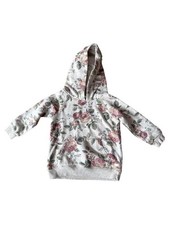 ALANA Mädchen Kapuzenpullover Gr. 92 Blumenmuster Mehrfarbig Hoodie