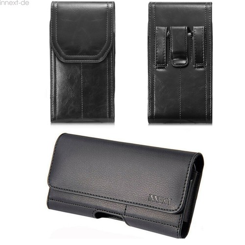 Premium leder handy quertasche - leder,