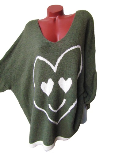 Oversize long strick - strick, pullover