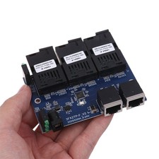 3 F2E Fast Ethernet Switch Konverter 20KM Ethernet Glasfaser-Medien-Konverter
