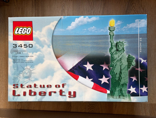 Lego 3450 statue liberty - lego,