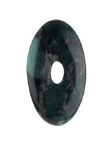 Donut Smaragd in Matrix, 40mm