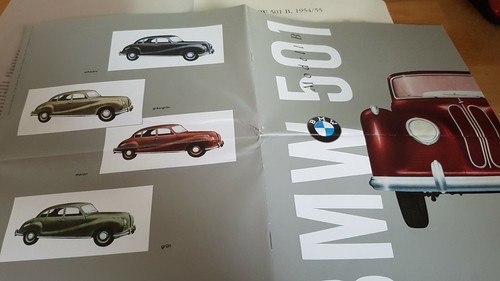 Bmw 501 1954 prospekt - ,