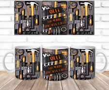 Tasse Bier Whiskey Werkzeugkoffer 3 Motive Papa Dad Männer PERSONALISIERT