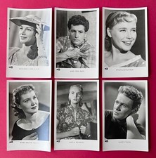 6 x DDR Schauspieler Foto AK