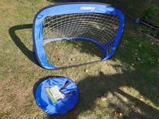 2x Fußballtor Pop Up Fußballtore für Kinder 2-er Set 120x80 Cm