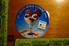 Alter Aufkleber Haushaltsgerät Eismaschine Technik PHILIPS 