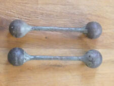 antikes Hantel Set Kurzhantel antik Eisen 1920 Krafttraining je 4,6 Kilo Fitness