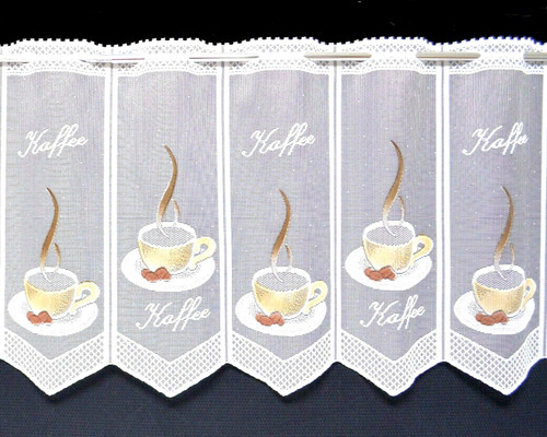 Kaffee scheibengardine - ,