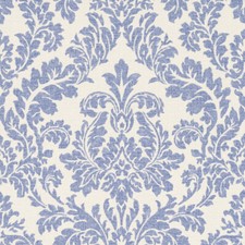 Rasch Vliestapete Florentine 449013 Creme Blau Barockmuster feine Struktur Vlies