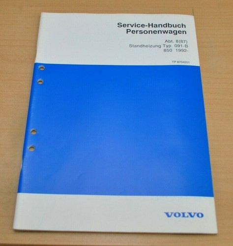 Volvo 850 standheizung - 850, typ