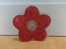 Deko Sisalblume Rot 15cm