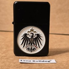 Sturmfeuerzeug, ADLER, Reichsadler, Kaiserreich, Emblem, schwarz (2. Wahl)