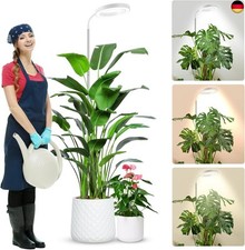 wolezek Pflanzenlampe LED Vollspektrum, 80 LEDs 6500K Grow Light, 160cm Großes 