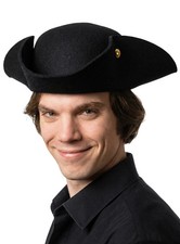 Schwarzer Dreispitz aus echter