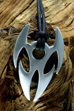 925 Silber Tribal Tattoo Maori Surfer Anhänger inkl. Band matt o. poliert schwer