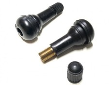 2x Ventil Gerade TR413 für Reifen Schlauchlos für Roller / Scooter