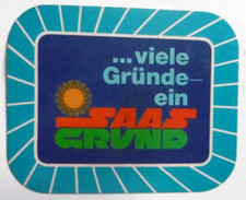 Souvenir-Aufkleber Saas Grund